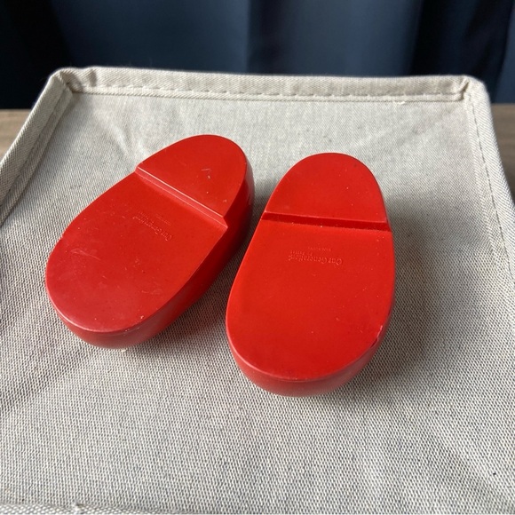 18" Our Generation Doll Shoes Red with White Hearts Fits American Girl Dolls - Picture 4 of 4